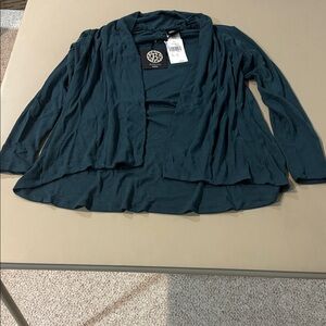 Bobeau Petite Green Shrug NWT SP